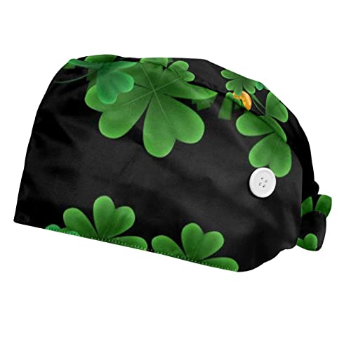 Couvre-chef unisexe casquette Saint-Patrick avec trèfles verts professionnels