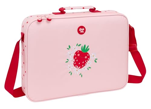 GLOWLAB FRUTITAS - Cartera Extraescolares, Maletín Portatodo, Bandolera, Cómoda y Versátil, Calidad y Resistencia, 38x6x28 cm