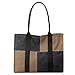 ZHIERNA Work Tote Bags for Women, Heavy Duty Lightweight Canvas Casual Shoulder Handbag for Everyday School Travel (Brown)