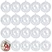 Clear fillable round ornaments