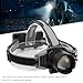 XHTLLO Headlamp, Aluminum Alloy IPX5 Waterproof Comfortable Wearing Lamps LED Reable, Convenient Adjustable Angle USB Charging Headlight, for Outdoor, Camping