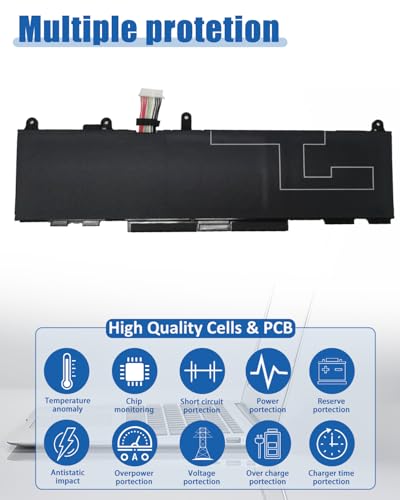 Image of 56.04Wh BX03XL Battery for HP EliteBook 830 835 840 845 860 865 G11 & ZBook Firefly 14 16 G11 Series Laptop - N59787-005 BX03056XL TPN-IB0Y HSTNN-OB3H N59733-AC1 - 4646mAh Replacement Battery