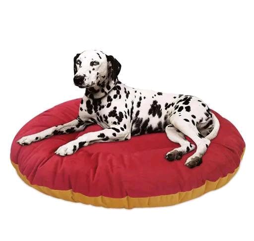 Trendy Beds Simple Rounded Pillow/Gaddi/Takiya for Dog and Cat (XL, Red & Yellow) (B0CSK8YR15) Amazon Price History, Amazon Price Tracker