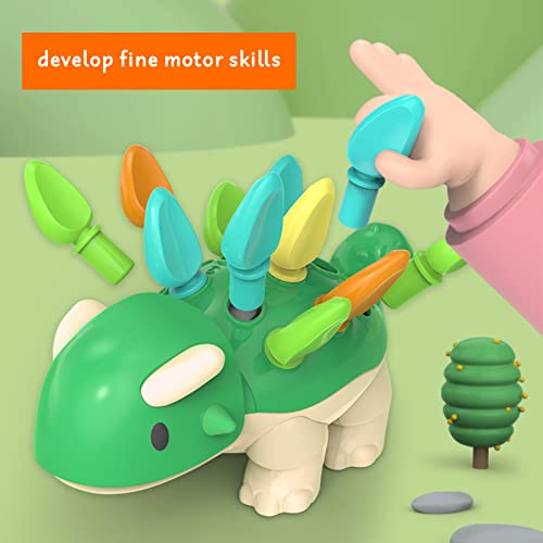 Toddler Montessori Toys Learning Activities Educational Dinosaur Games - Baby Sensory Fine Motor Skills Developmental Toys - Gifts For 6 9 12 18 Month Age 1 2 3 4 One Two Year Old Boys Girls Kids #TOP1