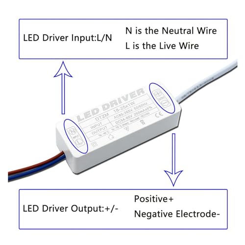 Pilote LED 18W 25W transformateur AC85-265V pour panneau - 4