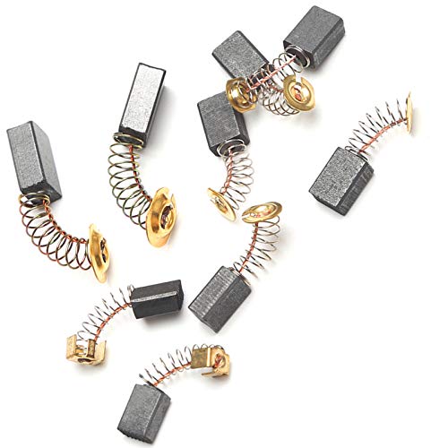 6mm x 7mm x 12mm/0.2' x 0.2' x 0.4' Motor Carbon Brushes Electrical Drill Grinder Replacement Part 21#（20Pcs ）