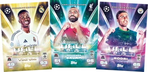 Image of Topps UEFA Champions League Match Attax 2025-26 Trading and Collectible Card Game (The Masters LE Pack)