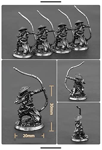 Muñeco Samurai de Aleación Modelo Mini Guerrero Japonés miniatura 2