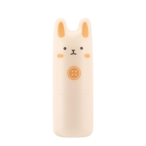 Tonymoly Bebe Bunny Barra de Perfume Sólido de Conejo de Bolsillo para Mujeres – Bálsamo de Fragancia Duradera de Bergamota, Naranja, Rosa y