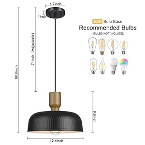 Farmhousependantlightsadjustablehanginglightfixtureswithhammeredmetalshade124inchpendantlightingforkitchenislandblack Urban Country Home Decor Farmhouse pendant lights adjustable hanging light fixtures with hammered metal shade 124 inch pendant lighting for kitchen island black urban country home decor