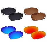 Galvanic 4 Pairs Polarized Lenses for Oakley Racing Jacket/Jawbone Vented Pack P02