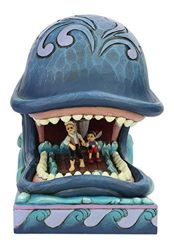 Figura de Pinocho en la ballena, Diseñada por Jim Shore, Disney Traditions,...