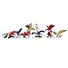 Toymany 9PCS Realistic Parrot Birds Figurines, 2-4