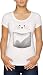 Bolsillo Hurón Camiseta Mujer Blanco