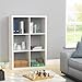 ClosetMaid 6 Cube Storage Shelf Organizer Bookshelf with Open Back, Vertical or Horizontal, Easy Assembly, Wood, White Finish