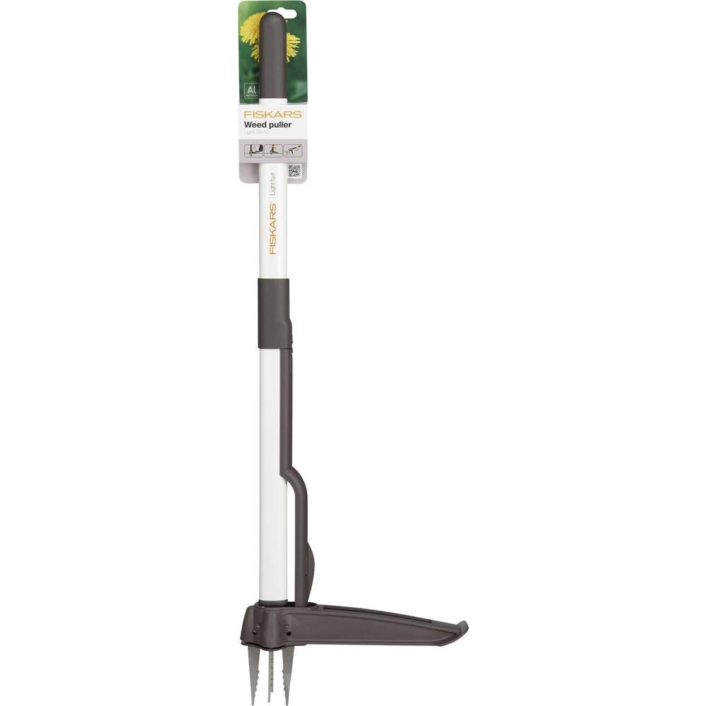 Fiskars Estirpatore, Lunghezza 90 cm | Ganasce in acciaio inox/Impugnatura in plastica, Marrone/Bianco, Light, 1020127