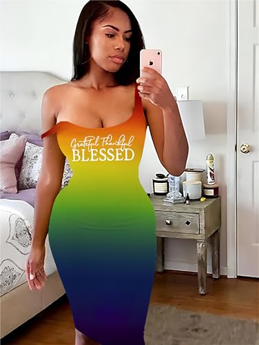 Image of Nimsruc Women Casual Sexy Tank Top Bodycon Dress Summer Pencil Sleeveless Basic Midi Club Dresses
