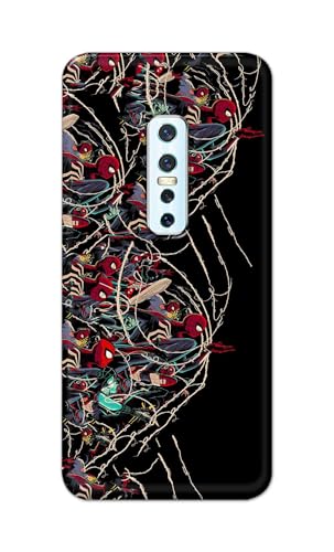 Image of PRINTFIDAA Printed Hard Back Cover Case for Vivo V17 Pro Back Cover (Famous Cartoon Character) -112