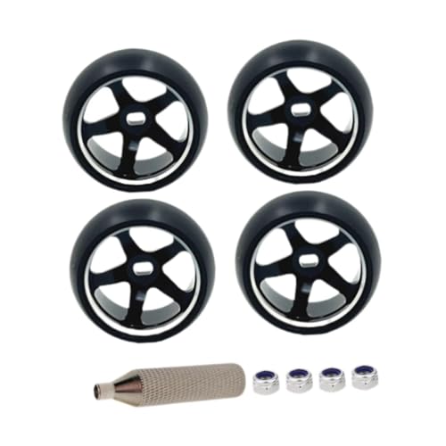 4 jantes en alliage d'aluminium robustes pour voiture RC de modélisme