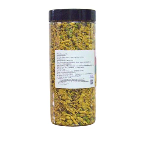 Image of Panchi Hing Mixture Namkeen 400gm (Pack of 1) Agra Special Crunchy and Flavorful Indian Snack Spicy Tangy and Tasty Perfect for Tea Time and Munching (6 Month Shelf Life)