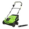 Greenworks 40 V 2-in-1 accu verticuteerder en gazonbeluchter GD40SC36 (Li-Ion 40V 36cm werkbreedte met vijf centraal…