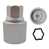 JEUCLEL 054 Wheel Locking Nut Key Socket Compatible with BMW Series, (Socket OD 29mm - ID 25mm), Wheel Anti-Theft Lug Nut Removal Tool, Anti-Theft Screw Remover
