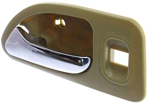 Evan Fischer Interior Door Handle Compatible With Honda Accord 94-97 Rear Lh Inside Chrome Biege Sedan/Wagon #TOP1
