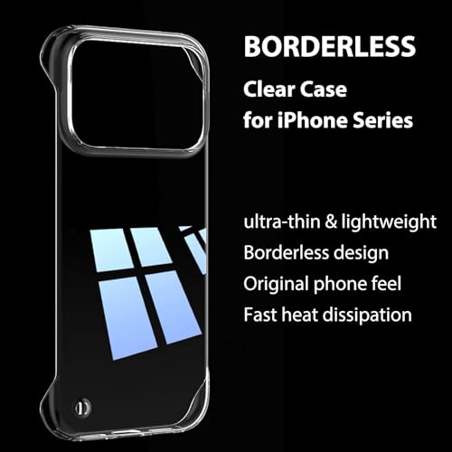 Coque iPhone 17 Pro sans bordure ultra fine anti-surchauffe et résistante aux chocs légers - 5