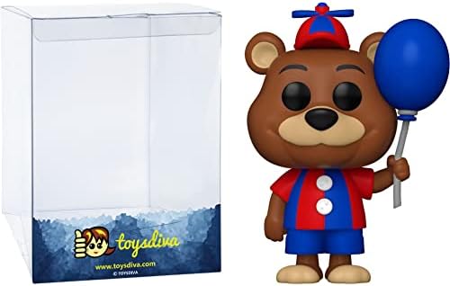 Funko Balloon Freddy: P o p ! Games Vinyl Figurine Bundle with 1 Compatible 'ToysDiva' Graphic Protector (67628 - B) image 4