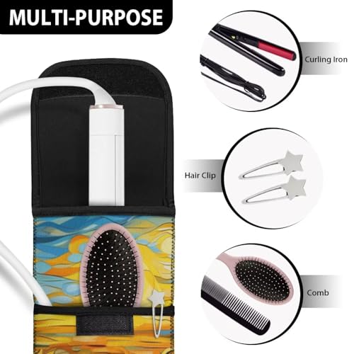 Estuche resistente al calor para plancha y rizador miniatura 6