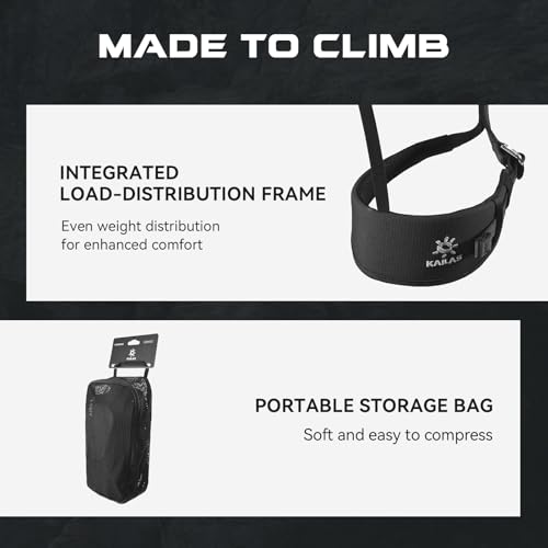 KAILAS B3 Rock Climbing Harness Men Adjustable Roofing Harness Indoor Climbing Rappelling Women Protect Durable