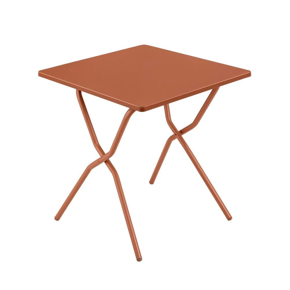 Table de jardin pliante Lafuma idéale pour un déjeuner sur le balcon