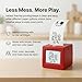 Finect Mini Sticker Printer for Kids, Sticker Maker with Screen, Inkless Thermal Sticker Printer, Portable WiFi Mini Printer for DIY Coloring & Creative Gift Play