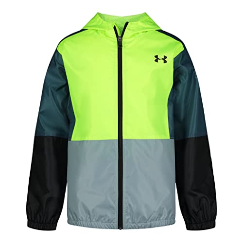 Image of Under Armour boys Windbreaker, Zip-up Jacket, Water Repellent and Windproof