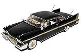 Aus Metall mit Plastikteilen Plymouth Fury 1958 Coupe Schwarz Oldtimer 1/18 Motormax Modell Auto