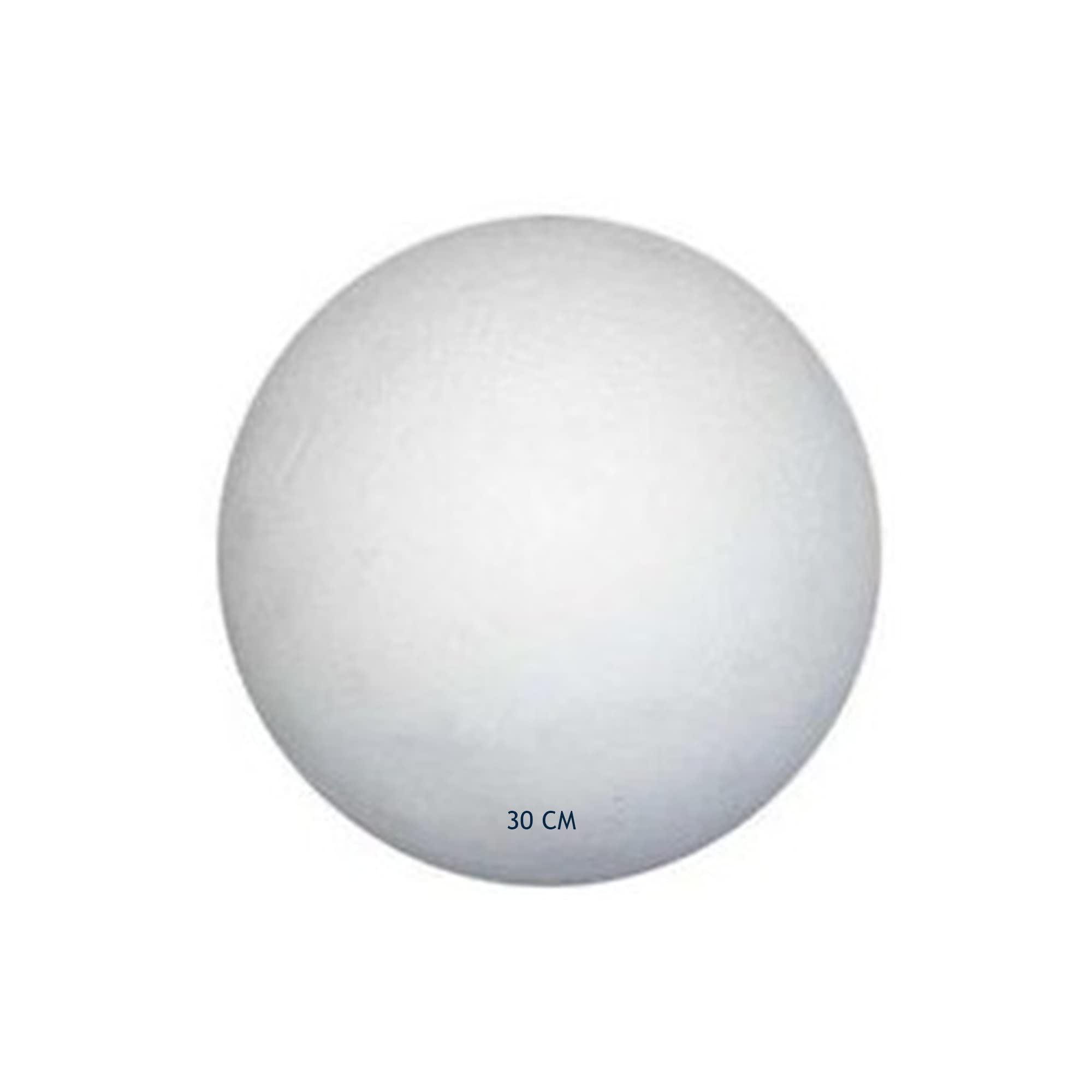 25cm,30cm and 40cm Round Foam Solid Polystyrene Styrofoam Ball for Christmas Decoration,DIY Crafts and Wedding (30CM)