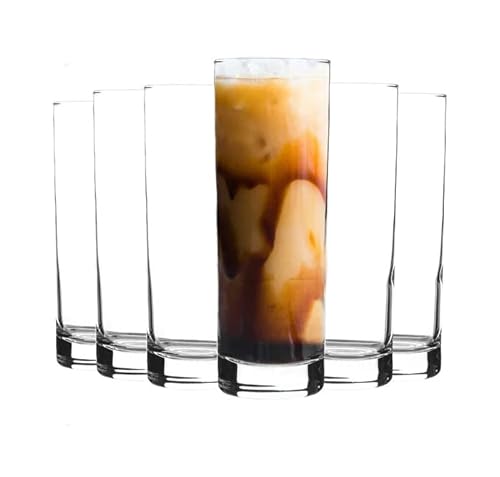 UNISHOP Lot de 6 verres transparents de 315 ml en verre pour lave-vaisselle Cover