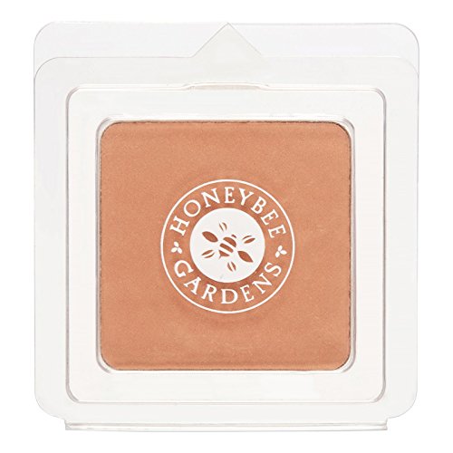 Honeybee Gardens Pressed Mineral Powder Foundation Refill, Montego | For Medium to Deeper Skin Tones | For All Skin Types | Vegan | Cruelty Free | Gluten Free