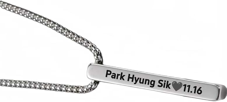 Amazon | [BITACS] パクヒョンシク（ParkHyungSik） ネックレス