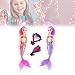 Bambola sirena magica coda - Bambola Sirenetta luminosa in 2 colori - Kamiustore (rosa)
