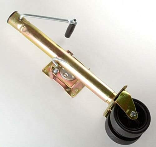 NEW Swivel Trailer Jack w Double Wheel 2000lb Tongue Twin Boat Towing