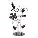 7" Dragonfly Metal and Glass Spring Rain Gauge,Outdoor Decor