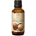 Macadamia Oil 1.7oz - Cold Pressed - Macadamia Integrifolia - South Africa - 100% Pure & Natural Macadamia Nut Oils - Benefits for Hair - Body - Skin Care - Massage