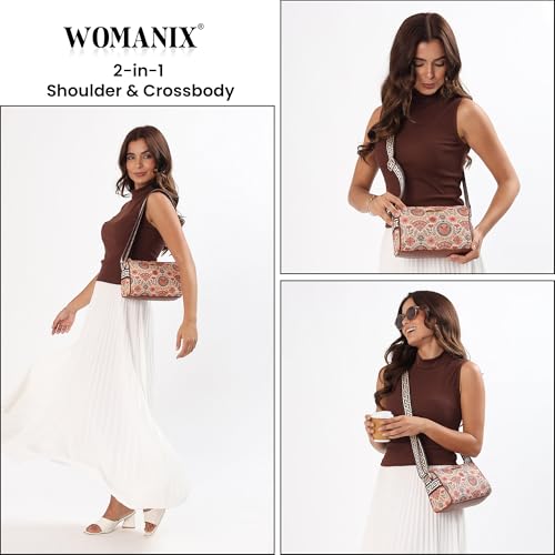 Image of Womanix Crossbody Sling Bag for daily use, shoulder sling Bag with Ajustable Strap, Small Trendy Sling Crossbody Bag, party sling, casual, travell