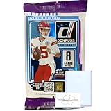2025 Donruss Football NFL Retail Pack Trading Cards + Toploader and StreetCards Magnet! Look for Downtown!