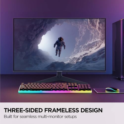 Image of ViewSonic VX2729 27 Inch 1080p Gaming Monitor, IPS Display with 200Hz and 1ms for Fast Gameplay, FreeSync Premium and HDR10 for Smooth Visuals, Eye Care Technology, HDMI, and DisplayPort Inputs