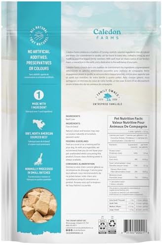 Caledon Farms Beef Liver Bites Freeze Dried 150 Grams - View 4