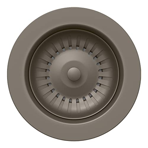 Brida de desecho BLANCO de 3.5 pulgadas gris volcán con acabado premium elegante 2