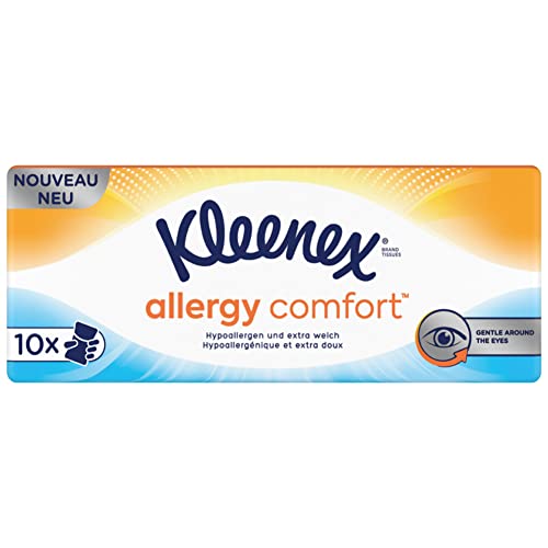 Kleenex Allergy Comfort 4-Ply Tissues 16 x 10 Packs