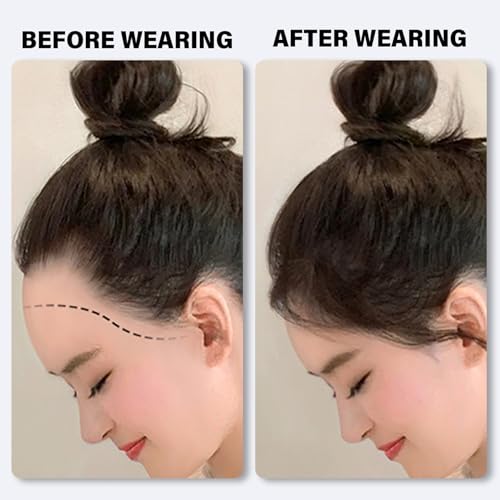 Perte de cheveux frontale : extensions de cheveux droits 15 cm pour un volume naturel instantané - 4